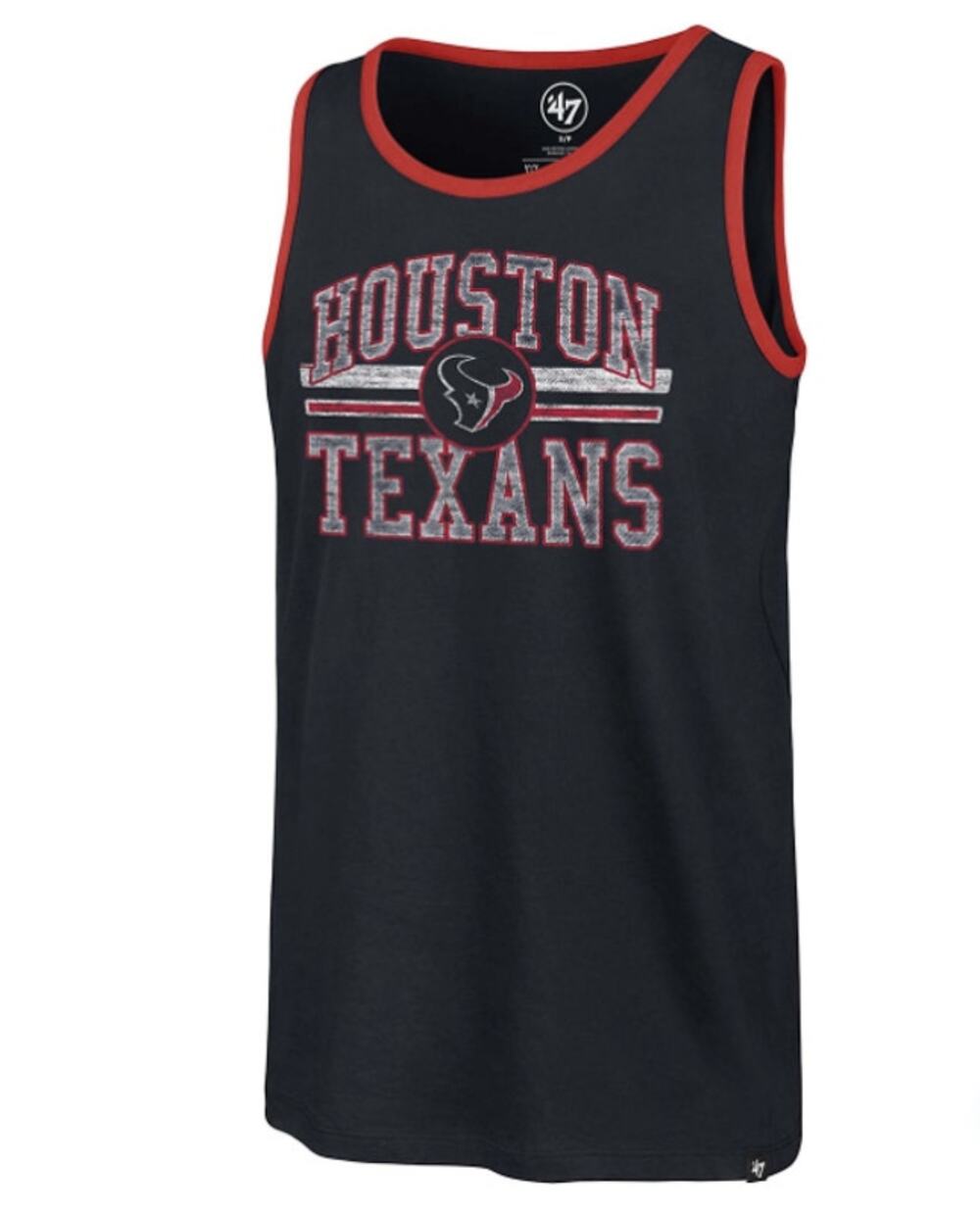 47 BRAND Men's Houston Texans Winger Franklin Tank Top Medium Atlas Blue NWT